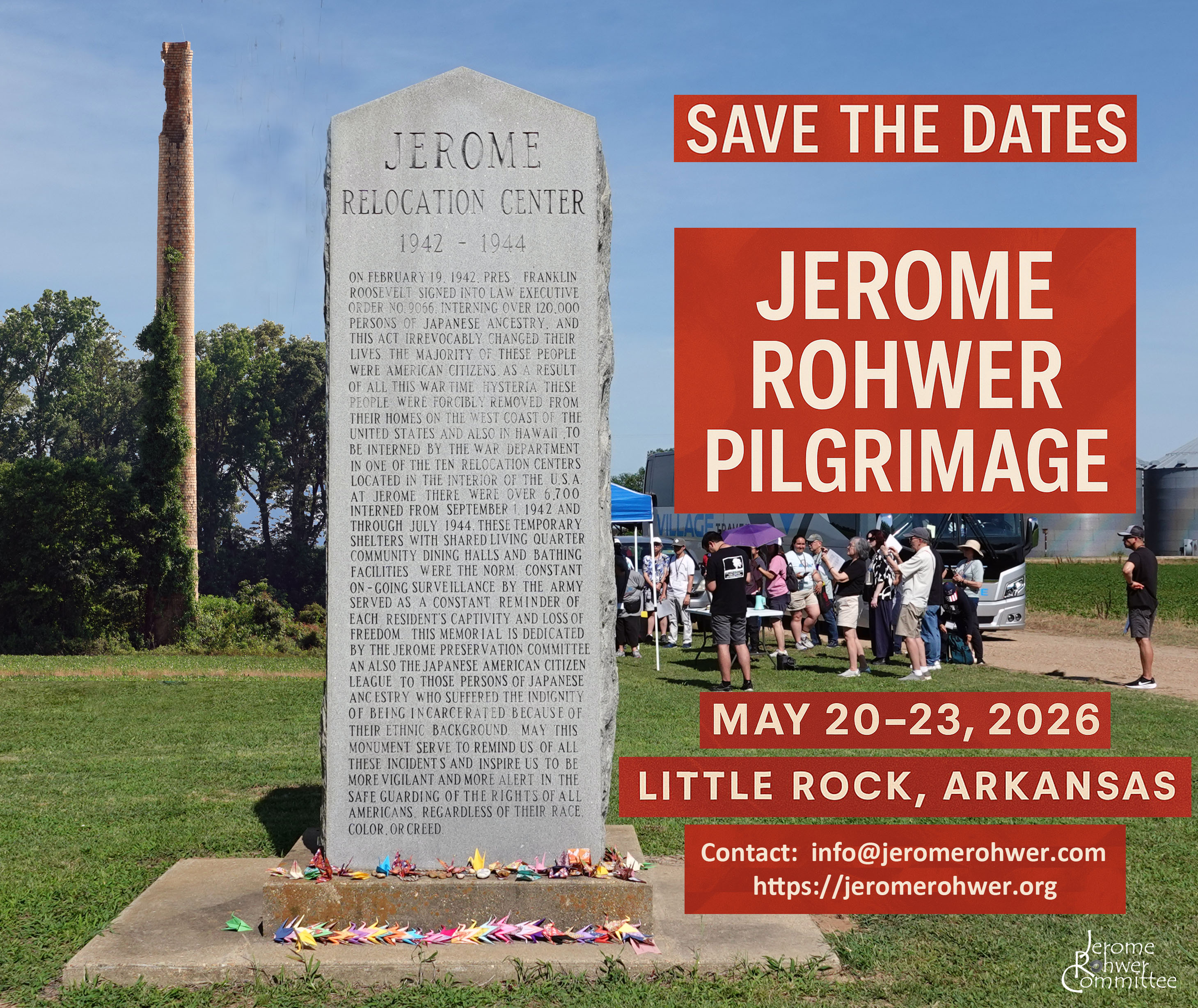100th/442nd Memorial at Rohwer Cemetery